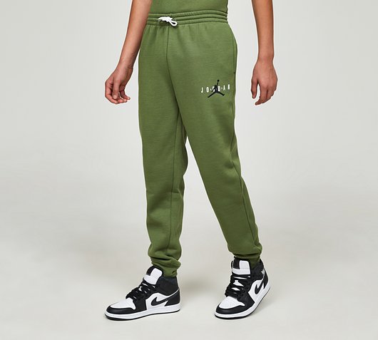 Jordan Junior Jumpman Sustainable Pant | Olive | Footasylum