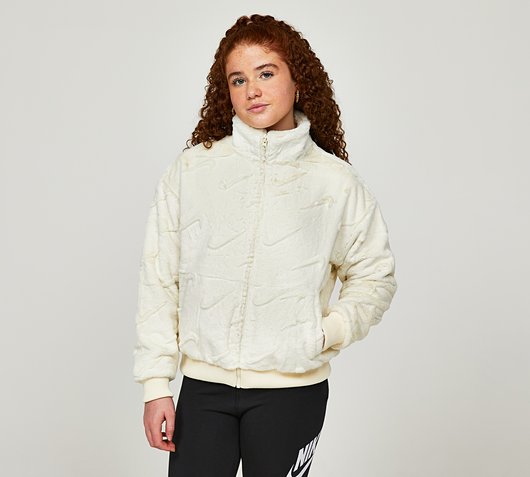 Girls Faux Fur AOP Jacket