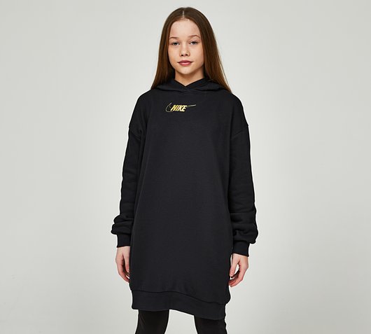 Girls Club Shine Hooded Dress