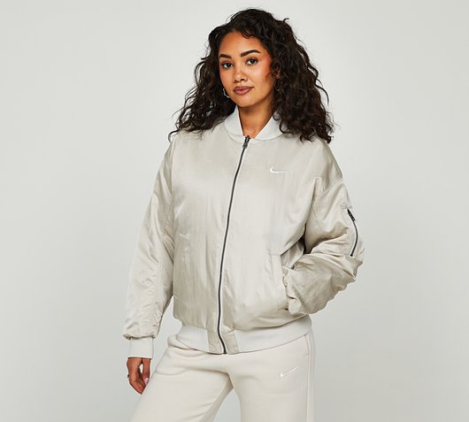 Womens Essential Varsity Bomber Jacket