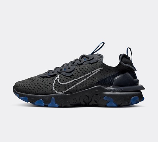 Nike React Vision Trainer Anthracite Reflective Silver Industrial Blue Footasylum