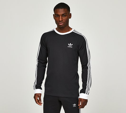 3 Stripe Long Sleeve T-Shirt