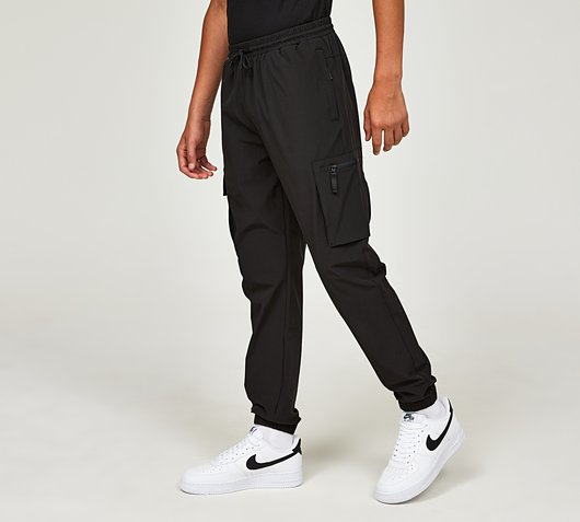 Condemned Nation Junior Ajent Cargo Pant | Jet Black | Footasylum