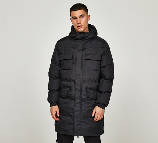 Longline Puffer Jacket