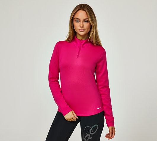 half zip nike top womens