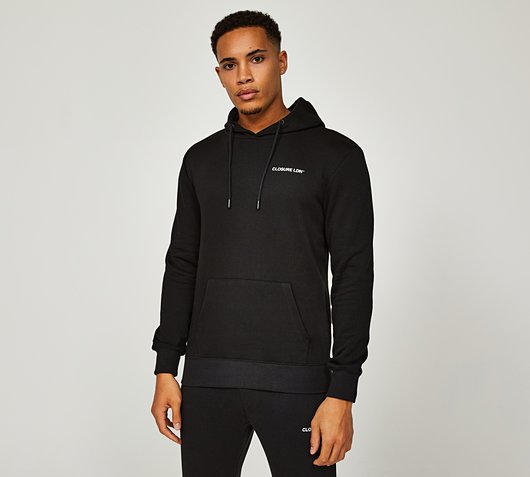 Closure London 2 Pack Logo Hoodies | Black / Steel | Footasylum