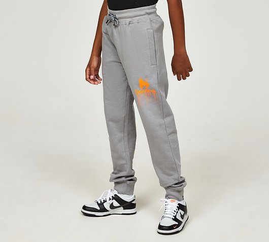 Money Clothing Junior Drip Fade Jogger Grey Size 14 15Y