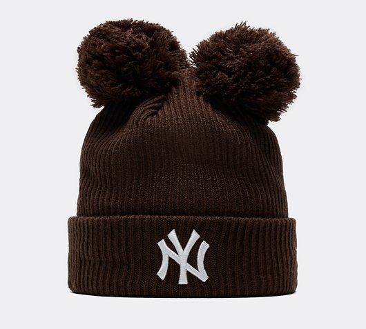 Womens Ribbed Pom Beanie