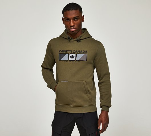 Zavetti Canada - Ovello Boucle Overhead Hoodie