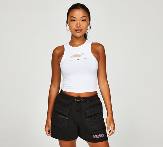 Womens Combat Crop Tank Top