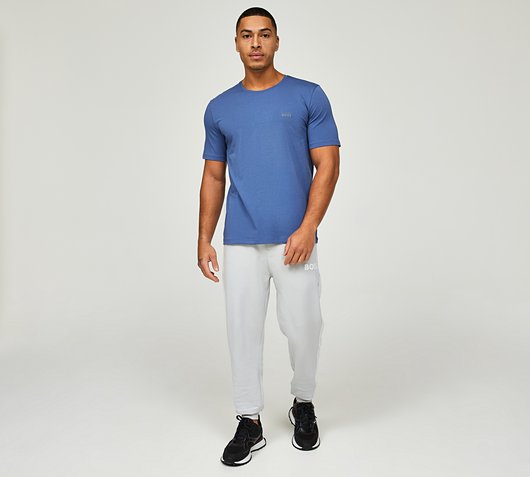 BOSS Mix and Match T-Shirt | Open Blue | Footasylum