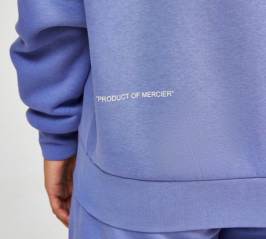 Mercier Womens Original Badge Hoodie | Sky J Purple | Footasylum