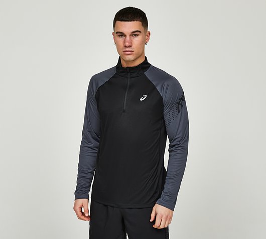 Icon Long Sleeve Quarter Zipped T-Shirt