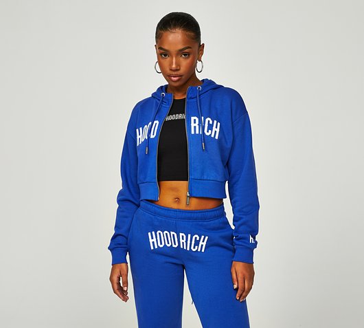 Hoodrich - Womens Depth Full Zip Crop Hoodie