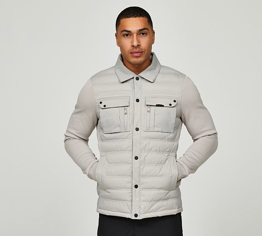 Soriano Quilted Hybrid Overshirt