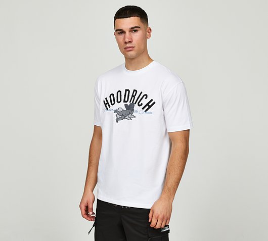 Hoodrich OG Empire T-Shirt | White / Lava Smoke / Placid Blue | Footasylum