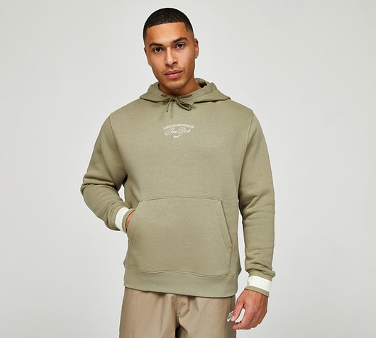 Nike Trend Pullover Fleece Hoodie | Neutral Olive | Footasylum