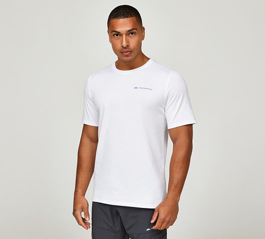 Monterrain Range T-Shirt | Optic White | Footasylum