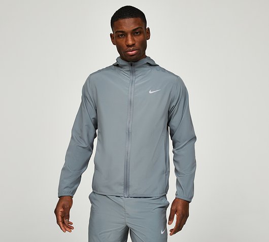 Nike Dri-FIT Form Hoodie | Smoke Grey / Reflective Silver | Footasylum