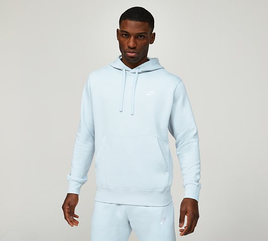 Nike Club Overhead Hoodie | Pure Platinum | Footasylum