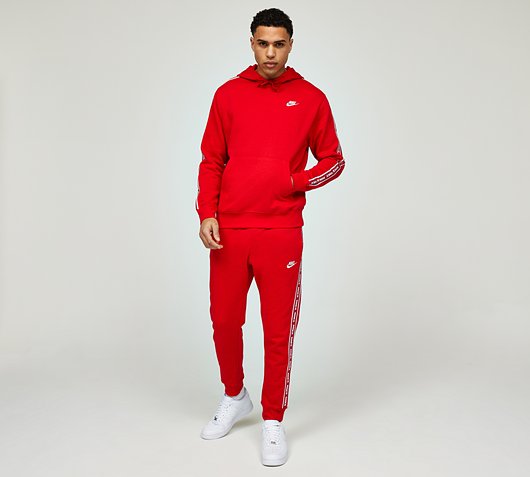 Nike Club Tape GX Suit | University Red / White | Footasylum