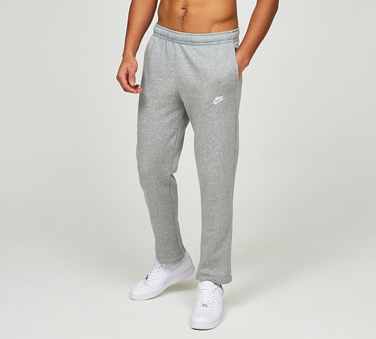 Nike club swoosh on sale open hem jogger
