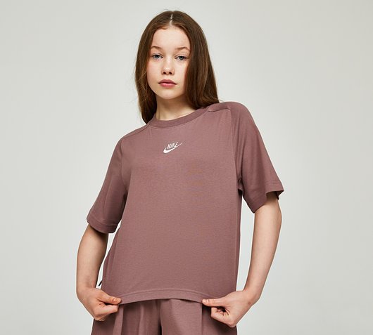 Girls Washed Crop T-Shirt