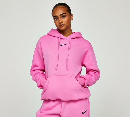 Nike Womens Sportswear Phoenix Fleece Oversize Hoodie | Playful Pink ...