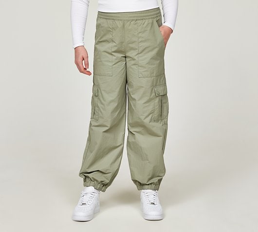 Condemned Nation Girls Rhoda Parachute Cargo Pant | Sage | Footasylum