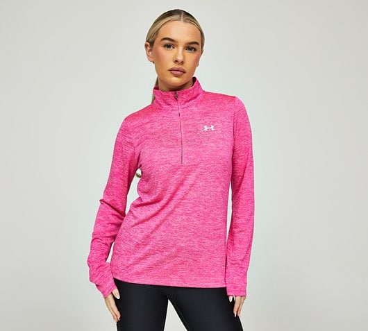 Womens Tech Twist Half Zip T-Shirt