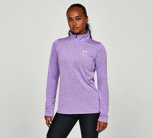 Womens Tech Twist Half Zip T-Shirt