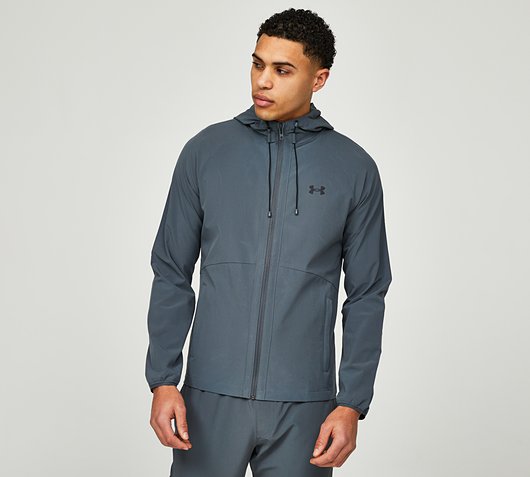Stretch Woven Windbreaker Jacket