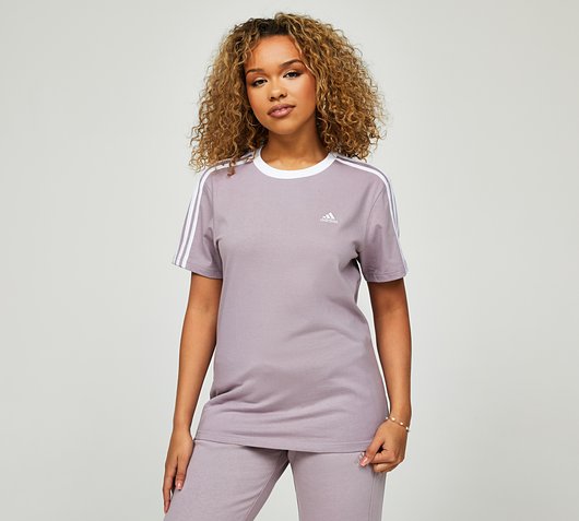 Womens 3 Stripe Boyfriend T-Shirt