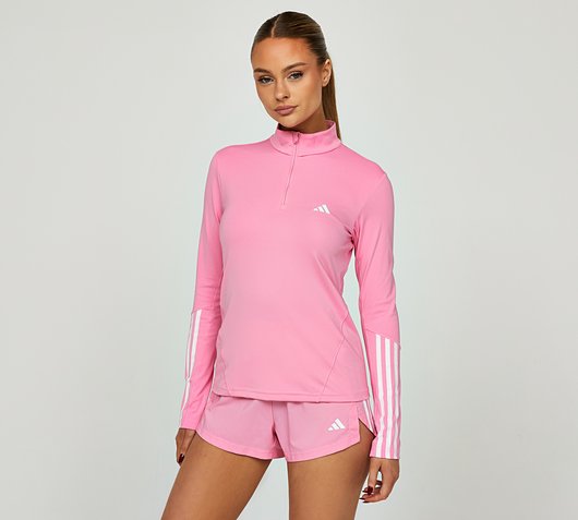 Adidas - Womens Hyperglam Quarter Zipped T-Shirt