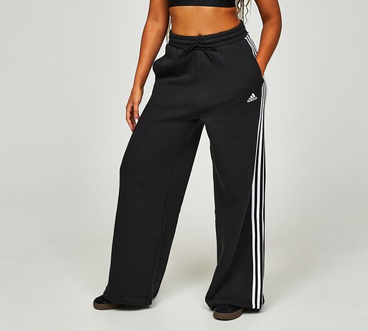 Womens 3-Stripe Wide Leg Pant