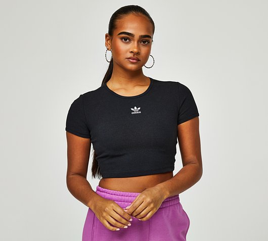 Womens Essentials Rib T-Shirt