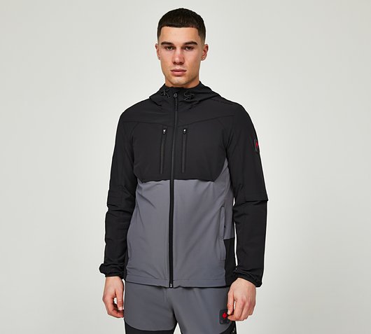 Vosso Woven Zip Through Hoodie
