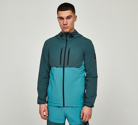 Vosso Woven Zip Through Hoodie