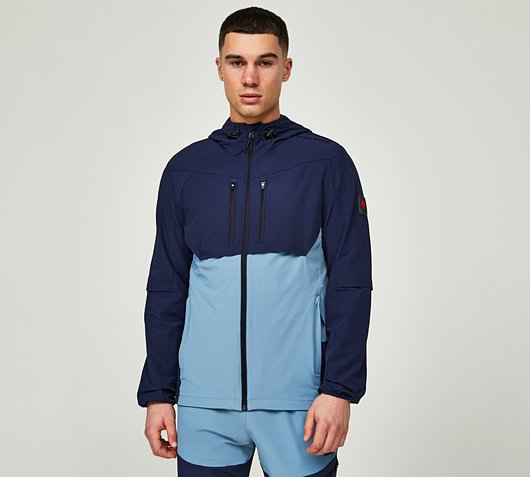 Vosso Woven Zip Through Hoodie