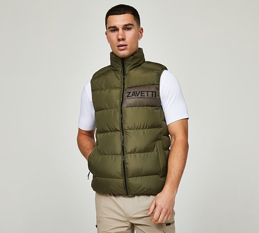 Agazzi Woven Puffer Gilet