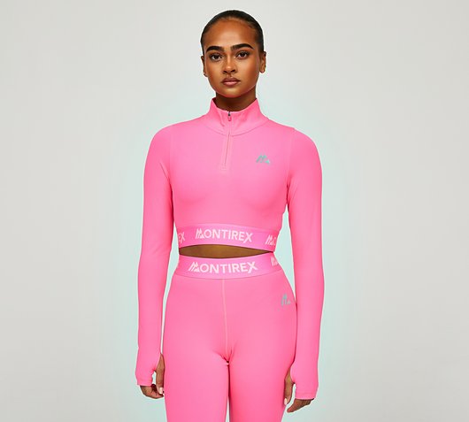 Womens Icon Quarter Zip Top