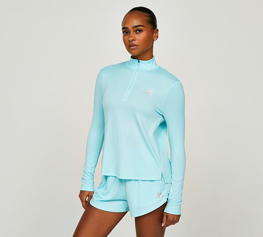 Womens Vital Quarter Zipped Top