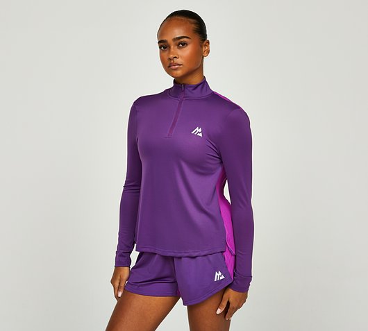 Womens Vital Quarter Zipped Top