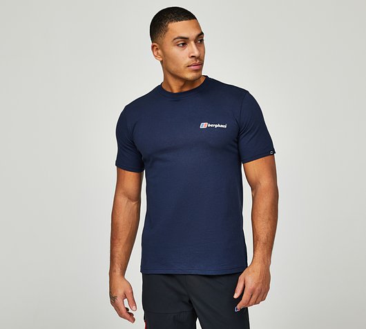 Berghaus Dolomites MTN Short Sleeve T-Shirt | Dark Blue | Footasylum