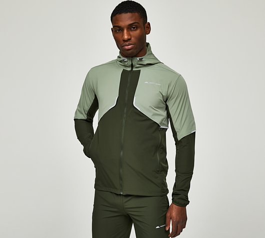 Vent Woven Running Hoodie