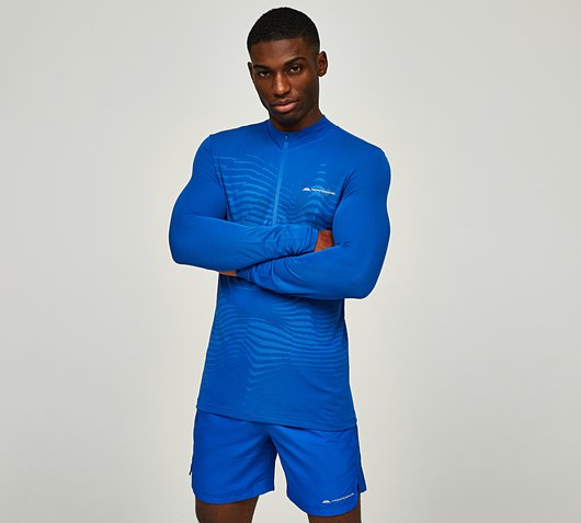 Influx Seamless Quarter Zip Long Sleeve T-Shirt