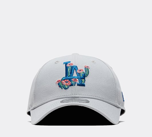 Womens LA Dodgers Flower Icon 9FORTY Cap