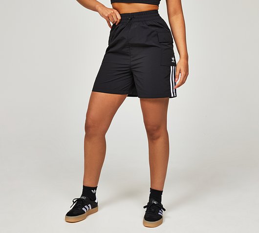 Womens 3 Stripe Cargo Short