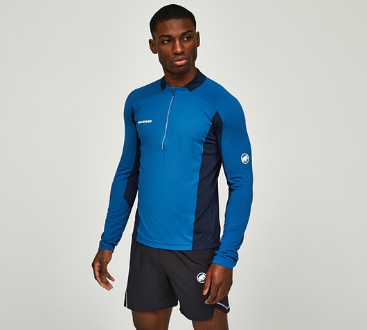 Aenergy FL Half Zip Long-Sleeved T-Shirt