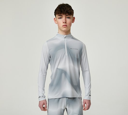 Junior Endurance Quarter Zip Long Sleeve T-Shirt